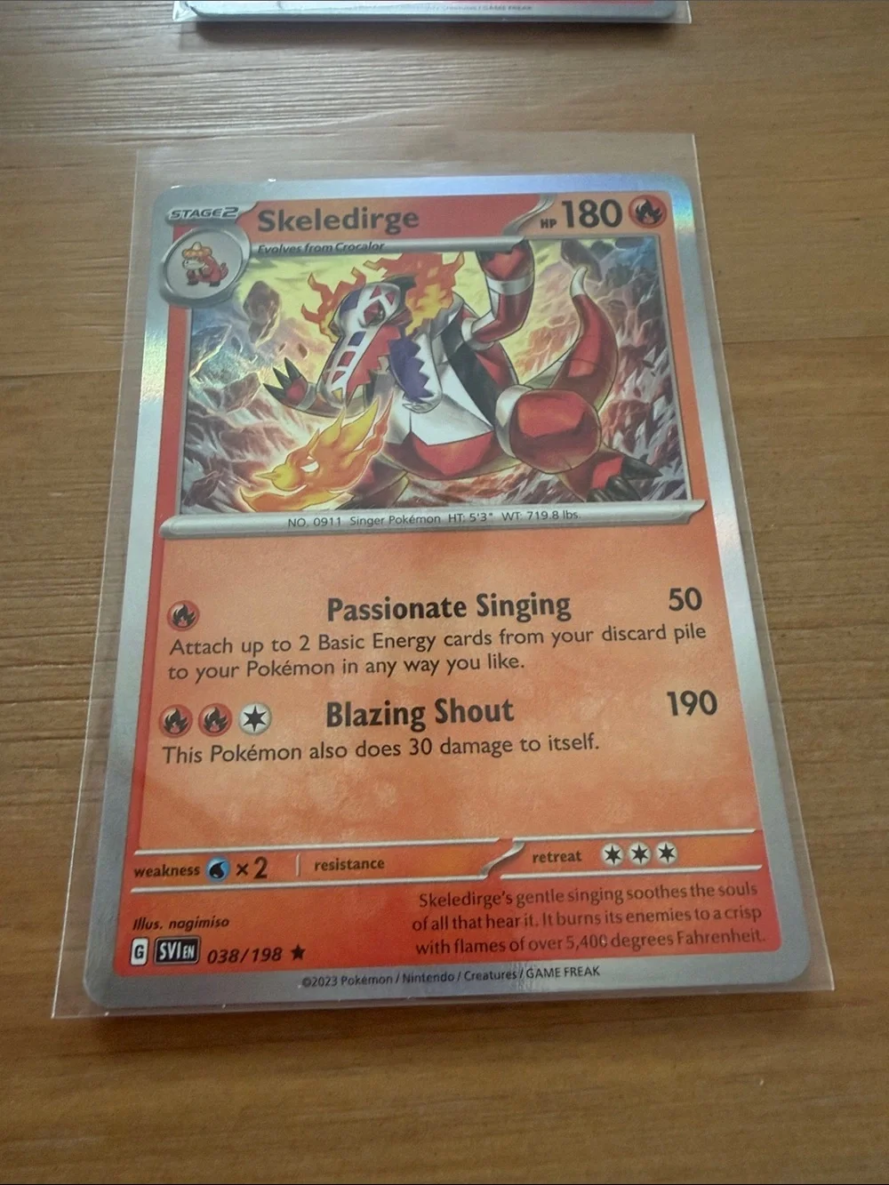 Fuecoco & Skeledirge Pokémon Lot | 4 Cards | Reverse Holo ✨5/$25✨